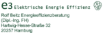 e3 – ElektrischeEnergieEffizienz, Rolf Beitz Energieeffizienzberatung