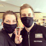 Moin wir sind Catha und Bane von Rad.Pflege