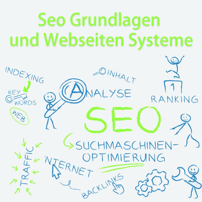 Titelbild seo grundlagen webseitensysteme