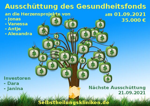 Ausschüttung Gesundheitsfonds 2021-09-01