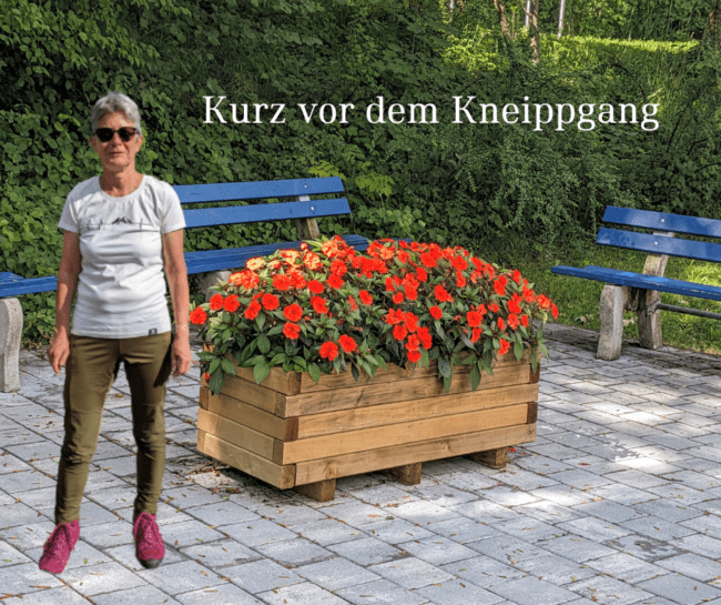 Kurz vor dem Kneippgang
